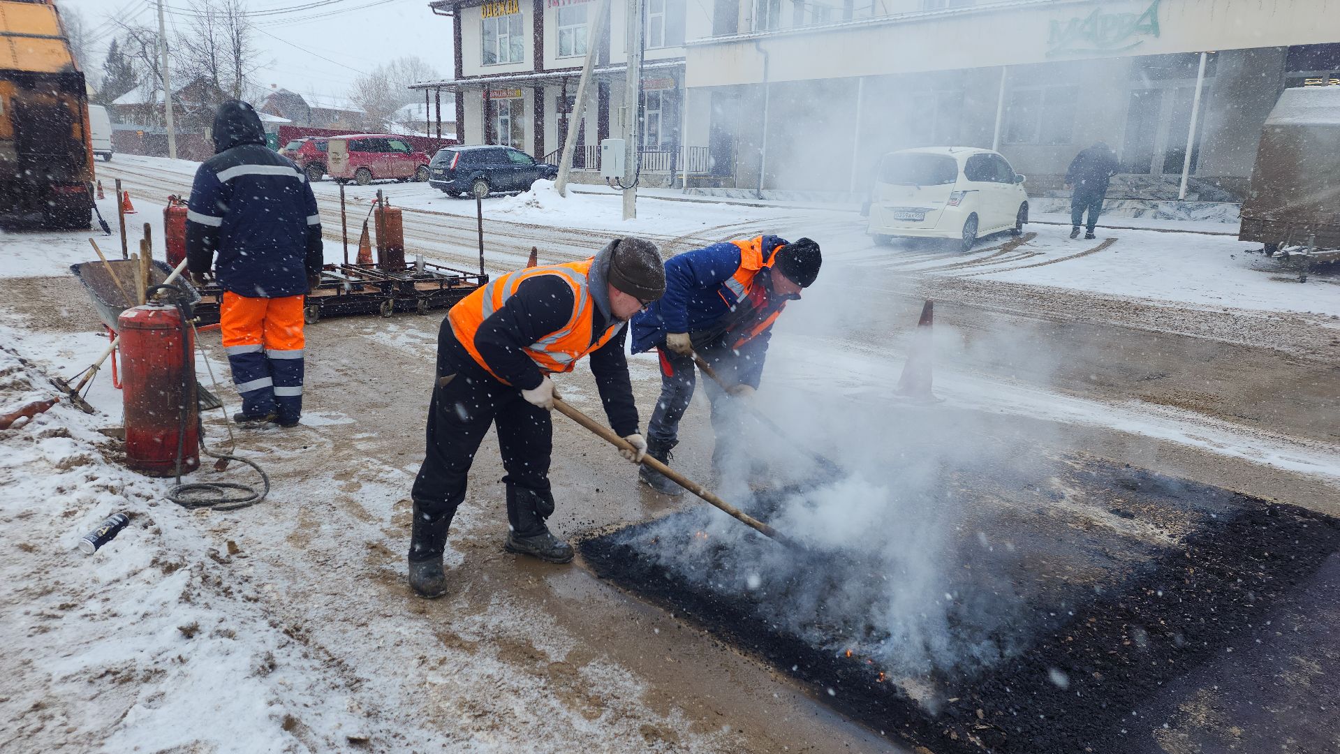 волоколамск, ремонт дорог, ямочный ремонт, дороги,