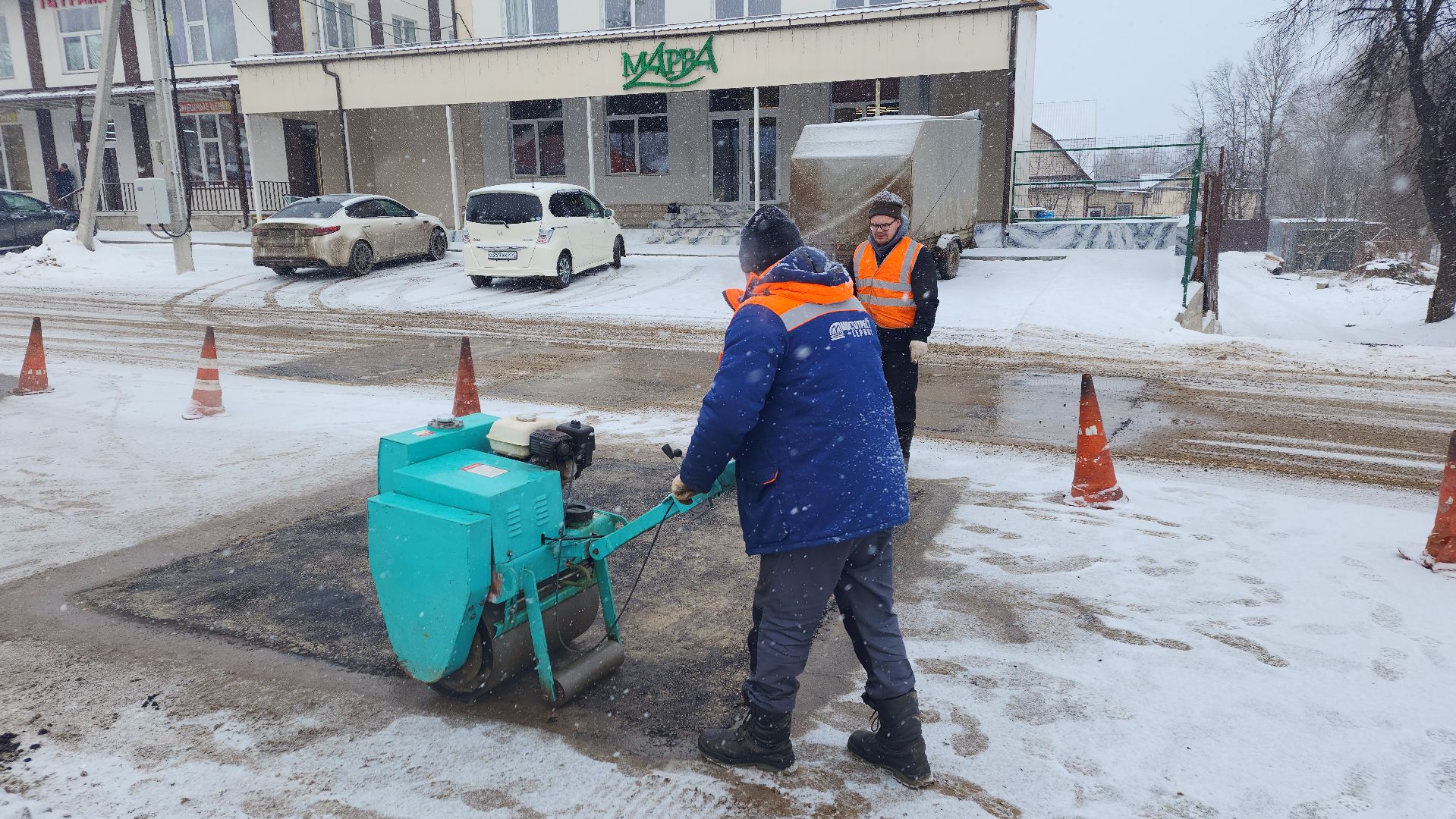 волоколамск, ремонт дорог, ямочный ремонт, дороги,