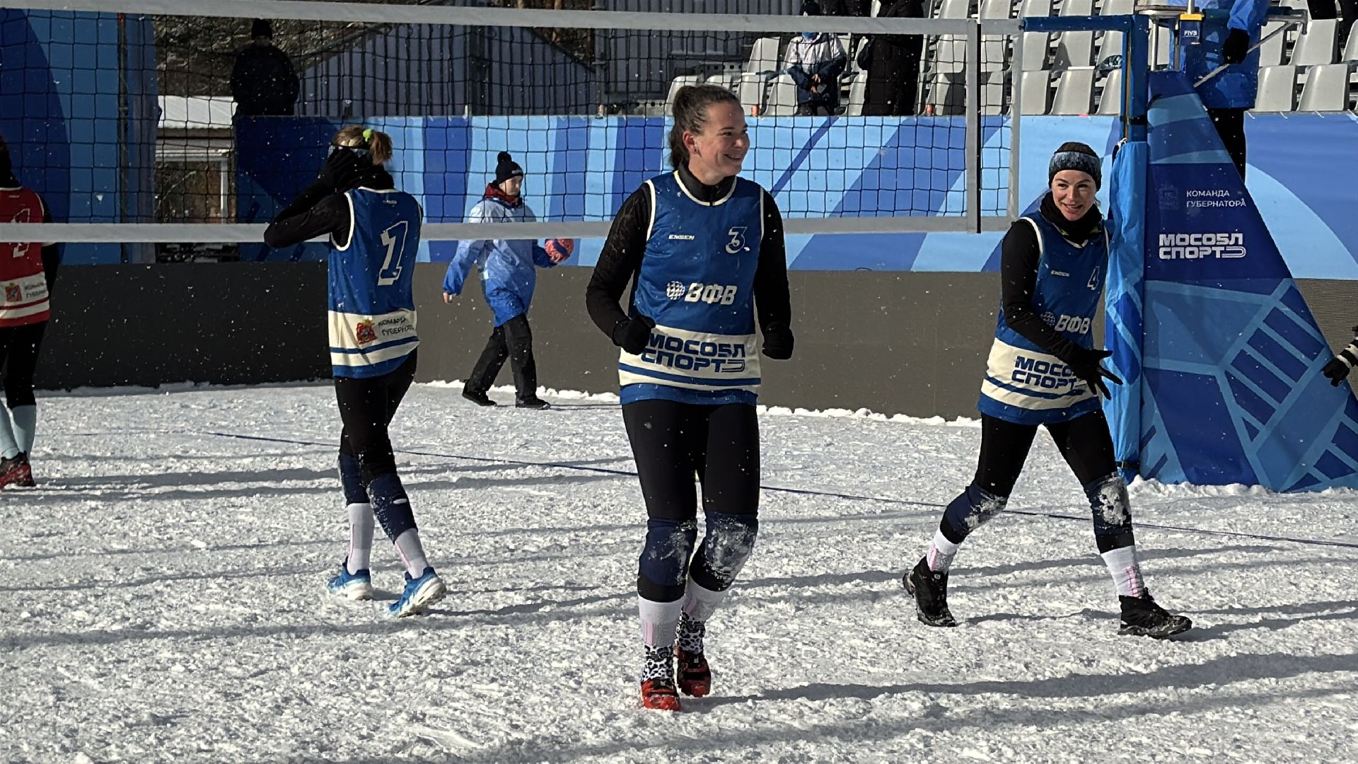 Волейбол на снегу, Чемпионат России, Заречье-Одинцово, вертикалки,