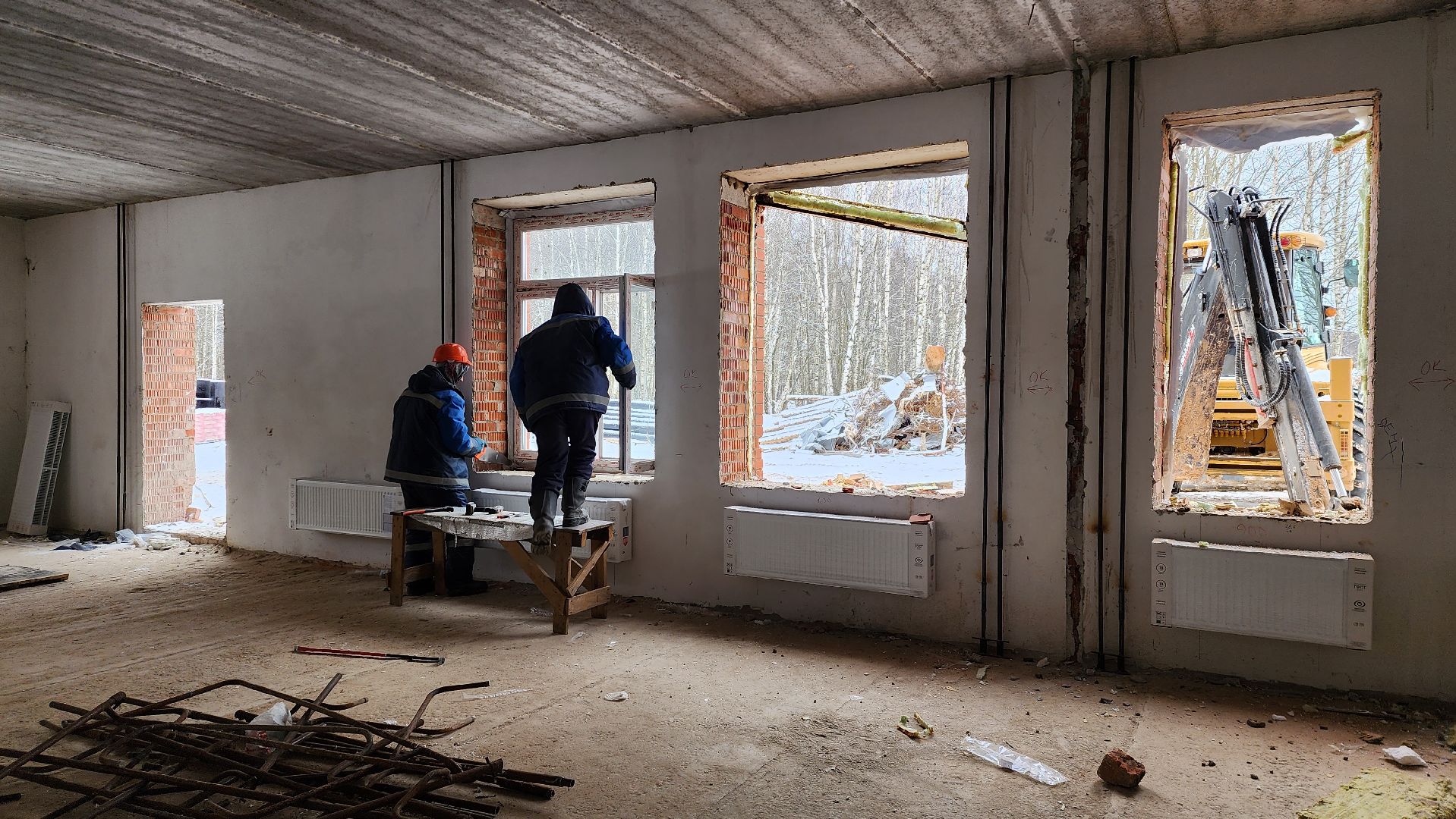 строительство детского сада, истра, стройка, вертикалки,