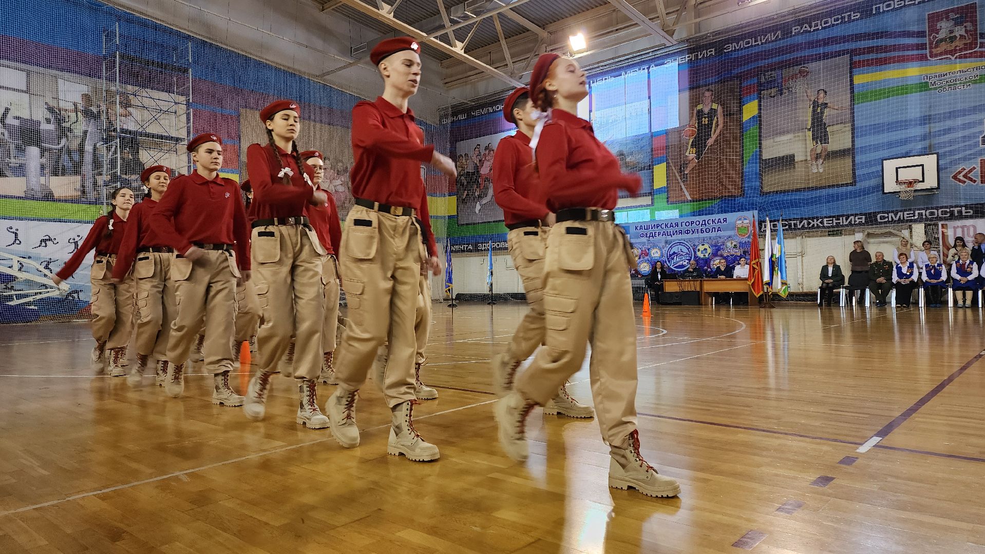 кашира, смотр строя и песни, кадеты, юнармия, строевая подготовка, вертикалки,