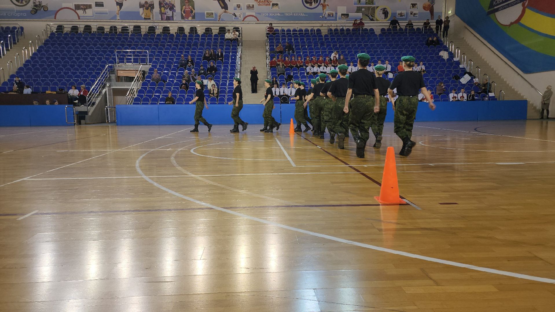 кашира, смотр строя и песни, кадеты, юнармия, строевая подготовка, вертикалки,