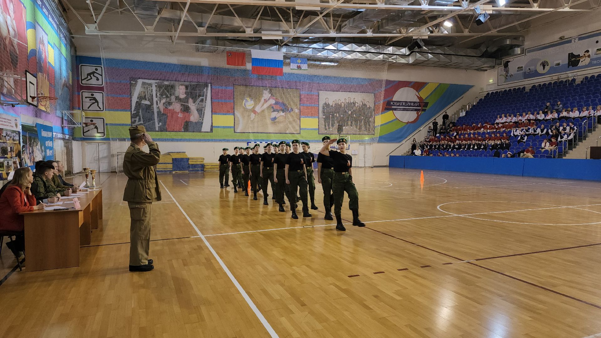 кашира, смотр строя и песни, кадеты, юнармия, строевая подготовка, вертикалки,