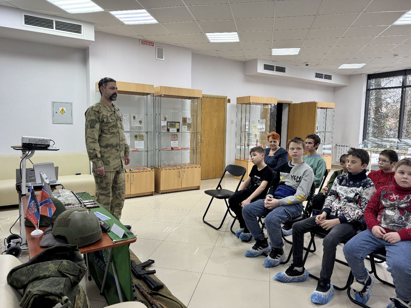 шаховская, сво, специальная военная операция, урок мужества, вертикалки,