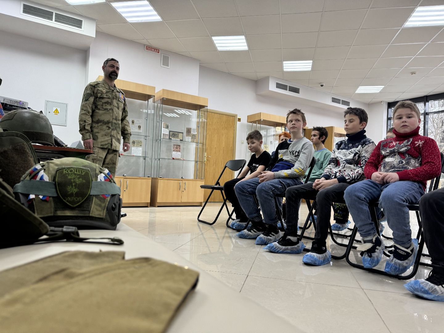 шаховская, сво, специальная военная операция, урок мужества, вертикалки,