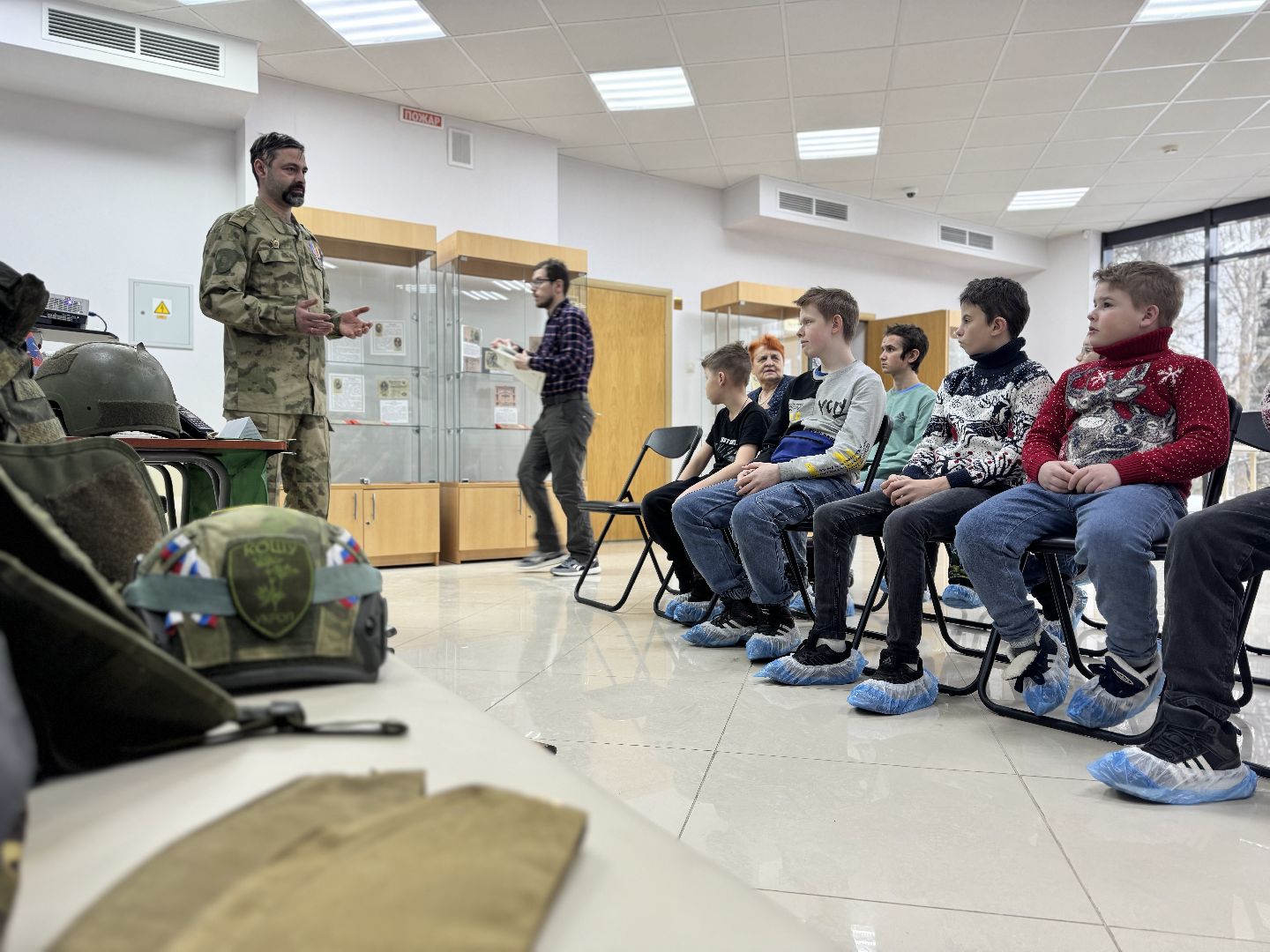 шаховская, сво, специальная военная операция, урок мужества, вертикалки,