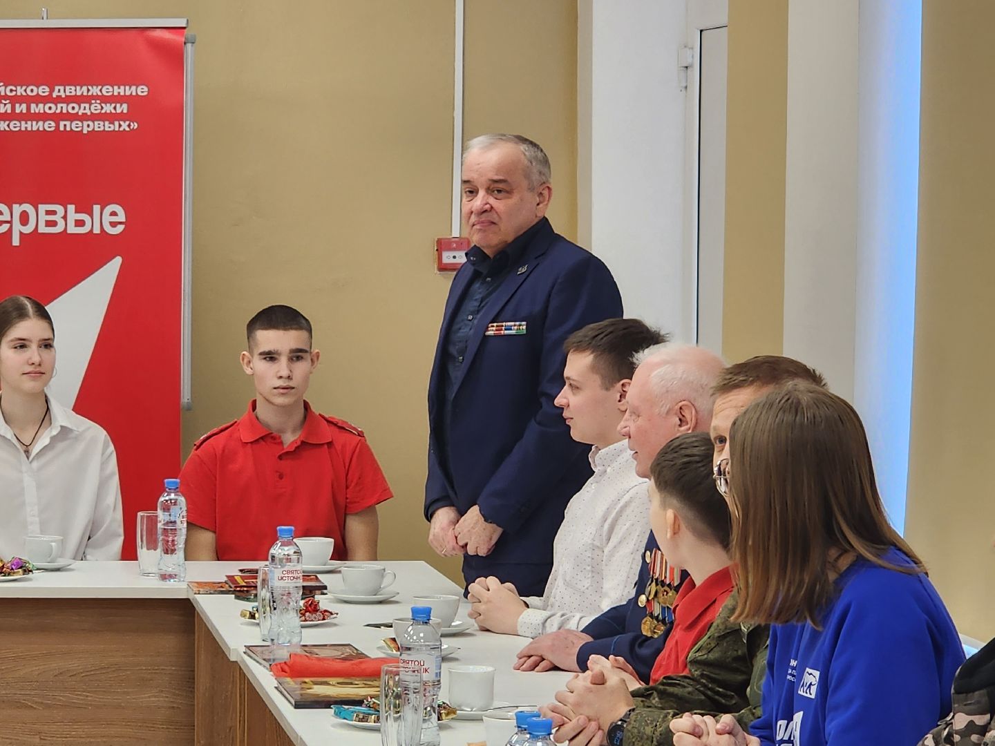 королёв, встреча, школьники, ветераны, память,