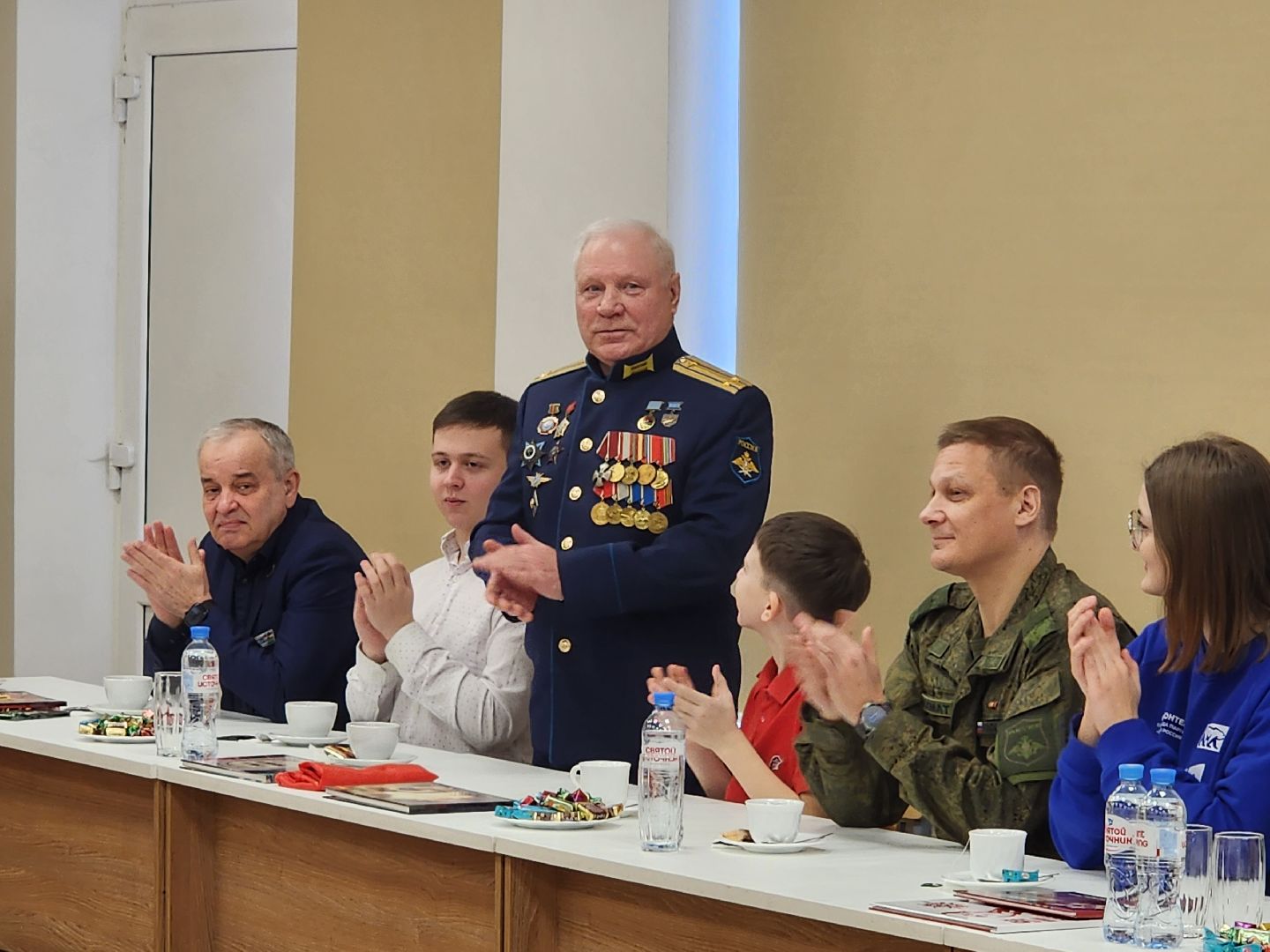 королёв, встреча, школьники, ветераны, память,