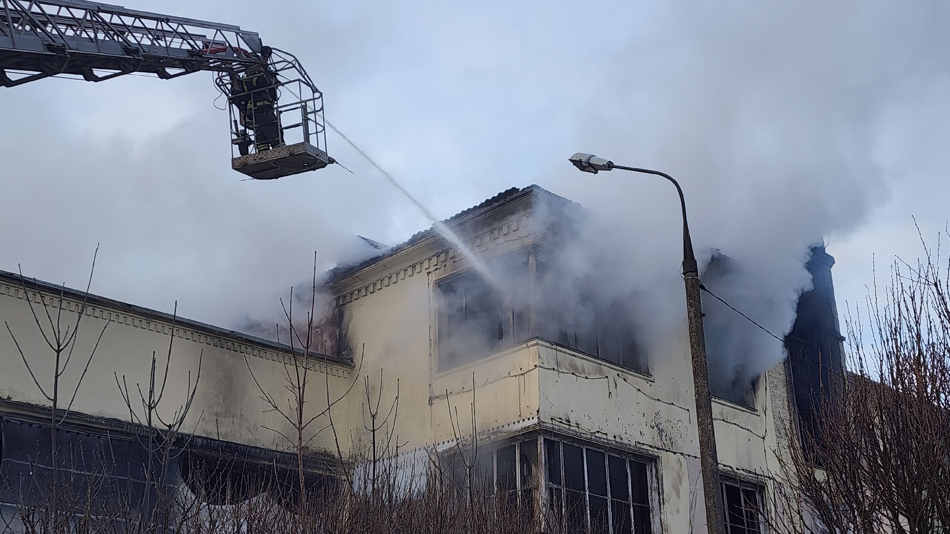 ЧП, Пожар, Дом культуры, Лосино-Петровский, вертикалки,