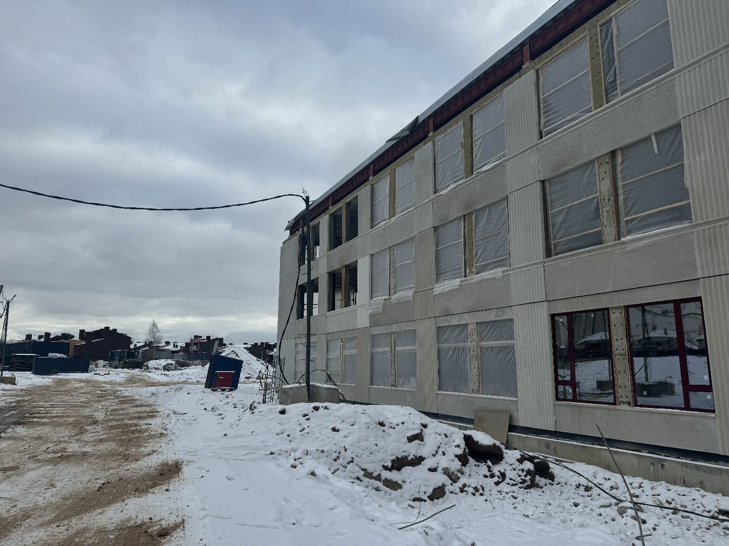 Строительство школы, Брусника, ЖК первый квартал, ленинский городской округ, вертикалки,