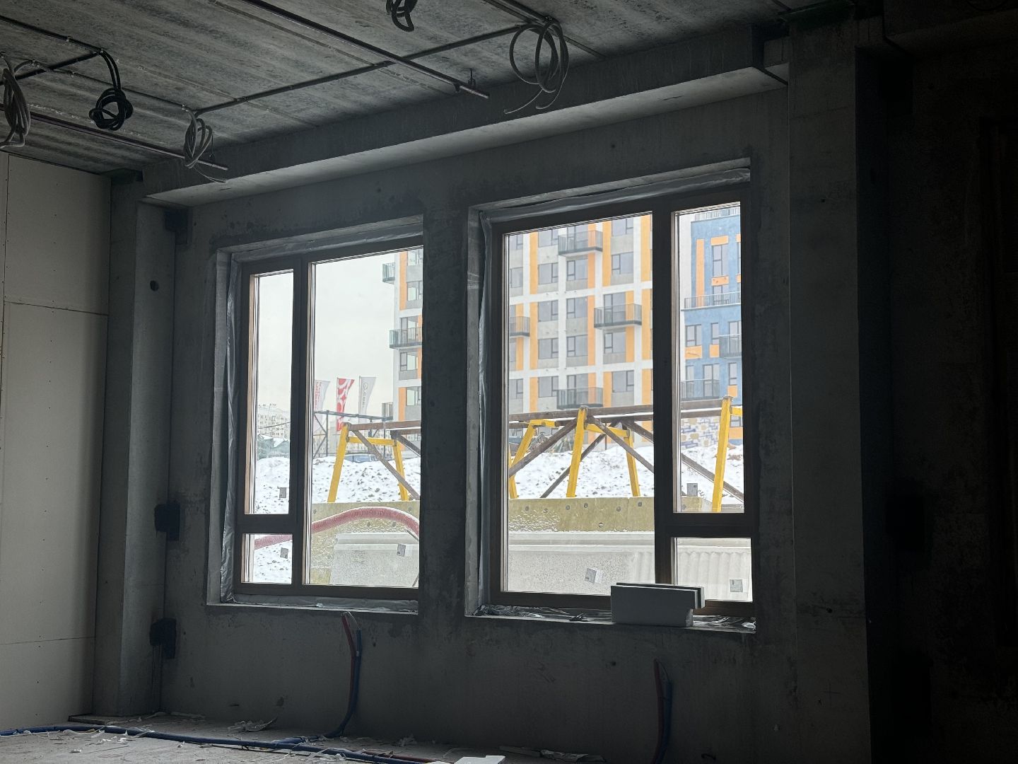 Строительство школы, Брусника, ЖК первый квартал, ленинский городской округ, вертикалки,