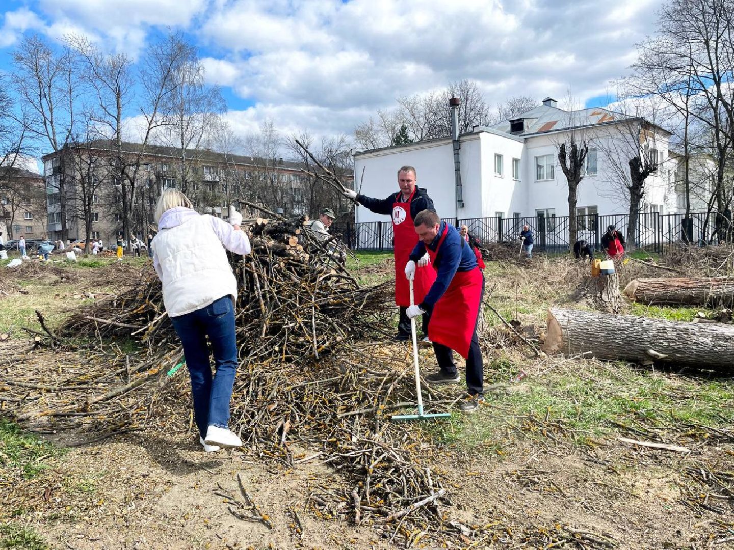 Сергиев Посад, Сергиево-Посадский городской округ, Благоустройство, Субботник, Уборка, Весна