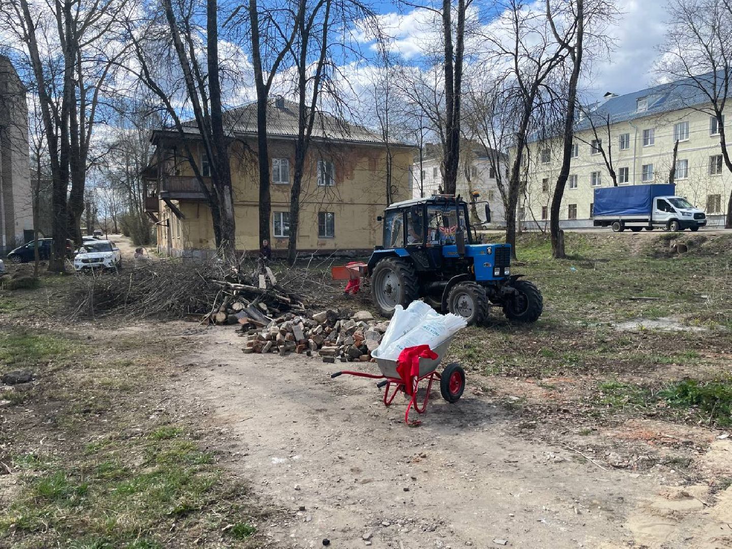 Сергиев Посад, Сергиево-Посадский городской округ, Благоустройство, Субботник, Уборка, Весна