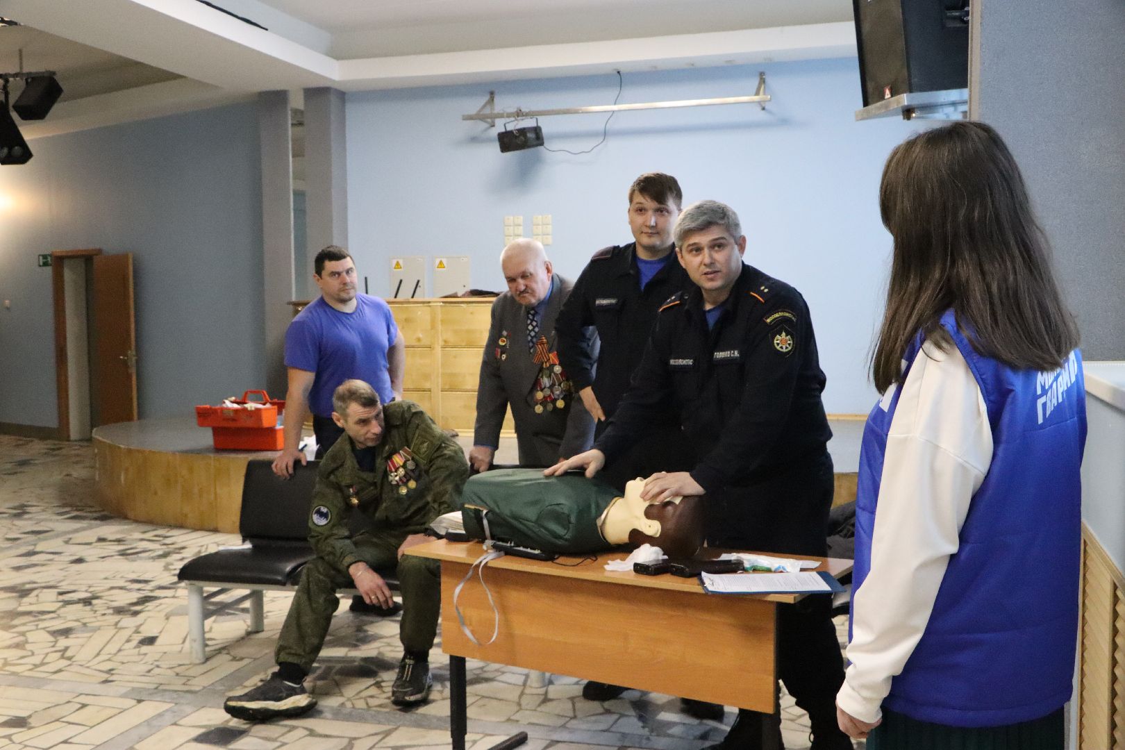 серебряные пруды, юнармейцы, клуб патриот, тактическая медицина, военная подготовка, день защитников отечества,