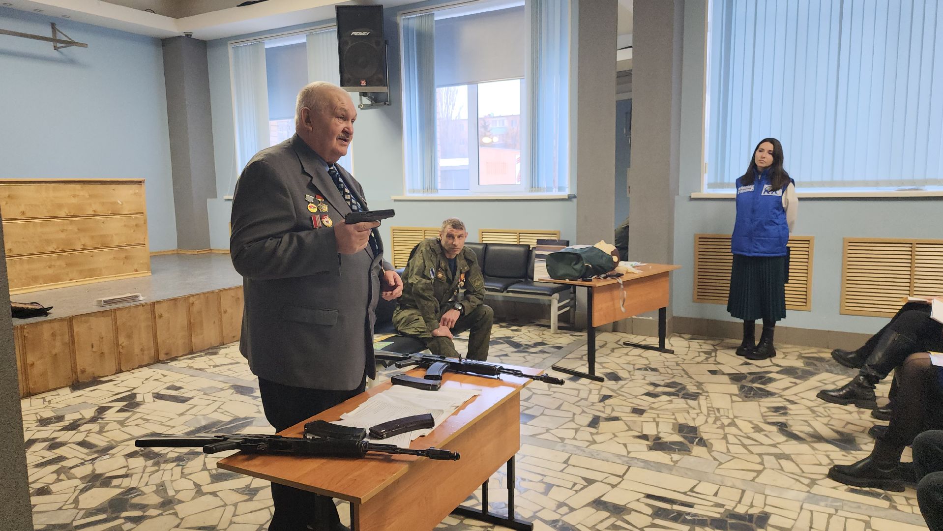 серебряные пруды, юнармейцы, клуб патриот, тактическая медицина, военная подготовка, день защитников отечества,