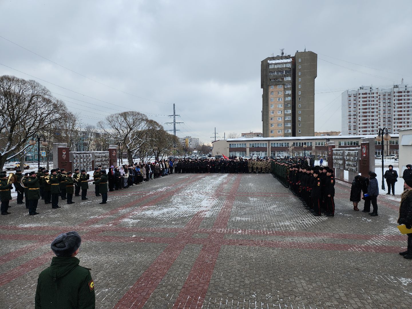 серпухов, подмосковье, возложение цветов, день защитника отечества,