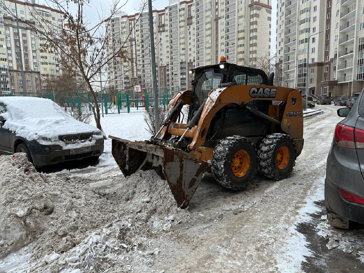 уборка снега, домодедедово,