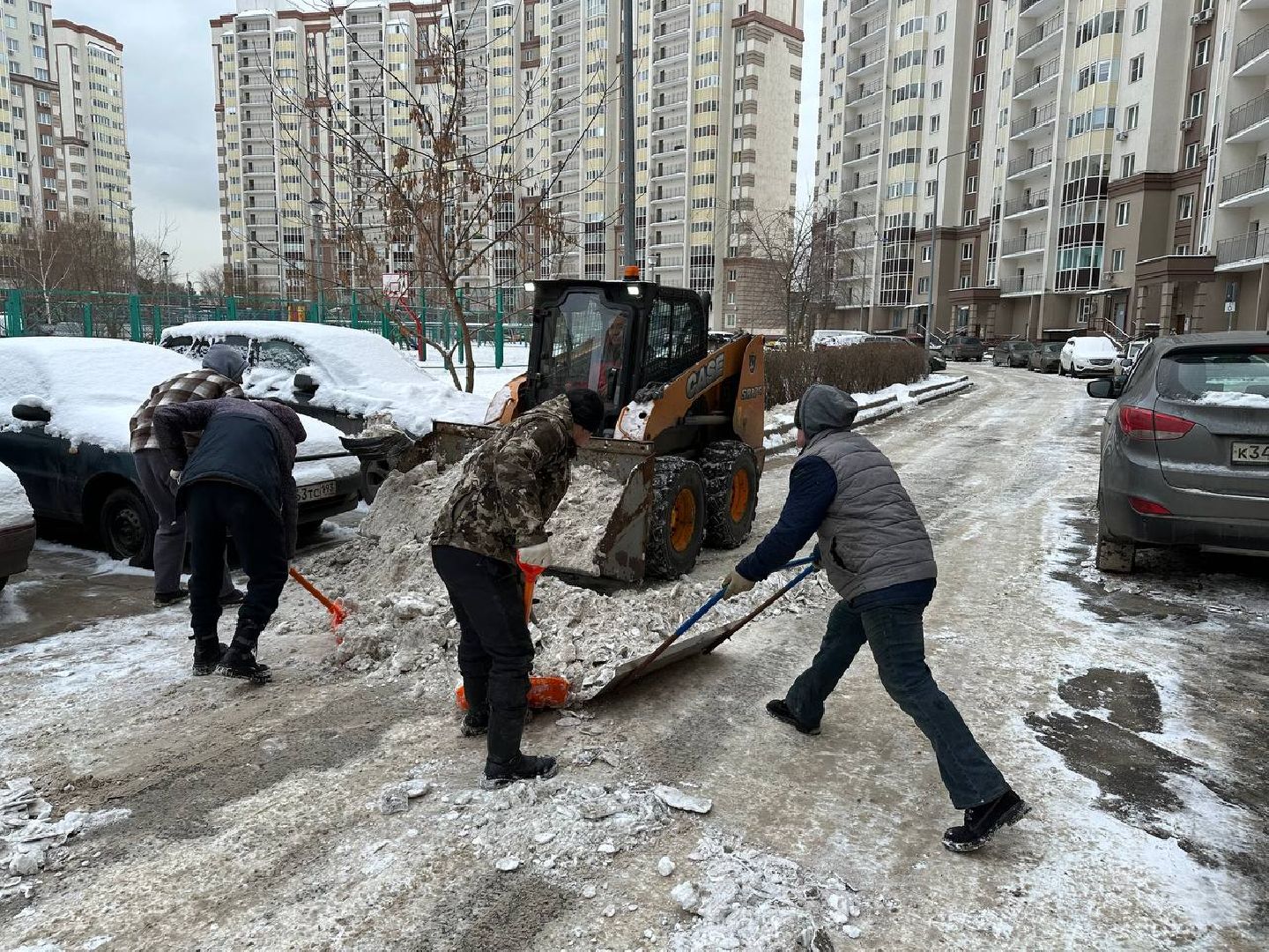 уборка снега, домодедедово,