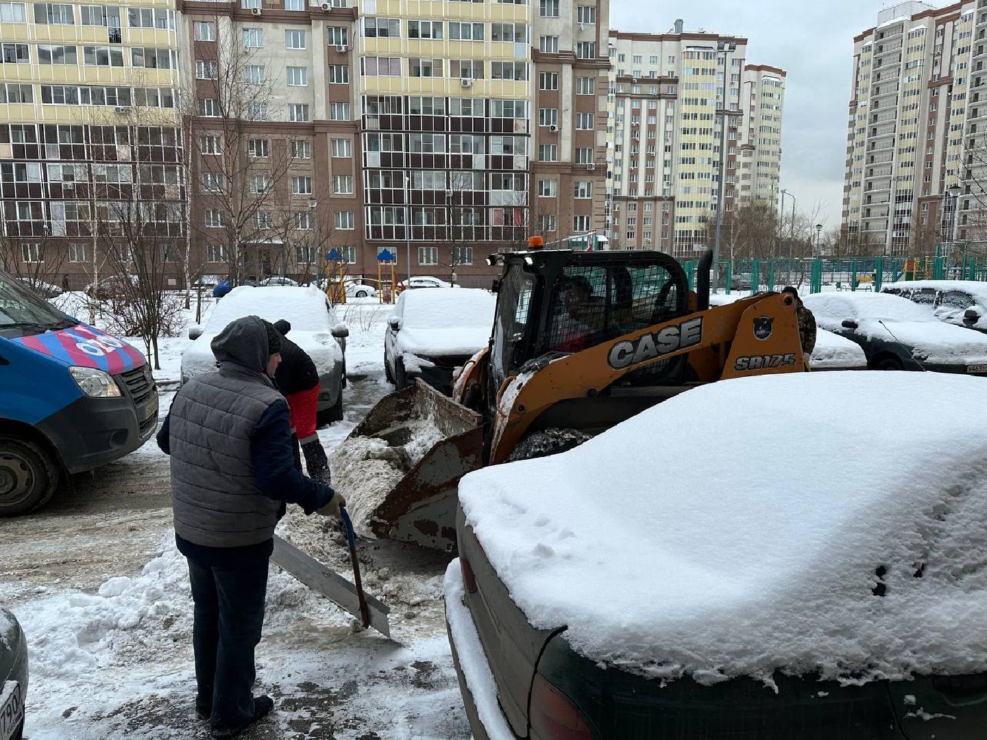 уборка снега, домодедедово,