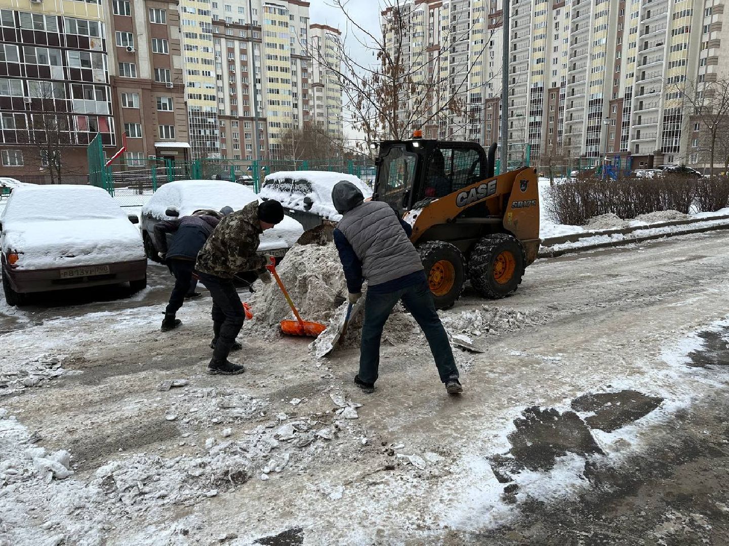 уборка снега, домодедедово,