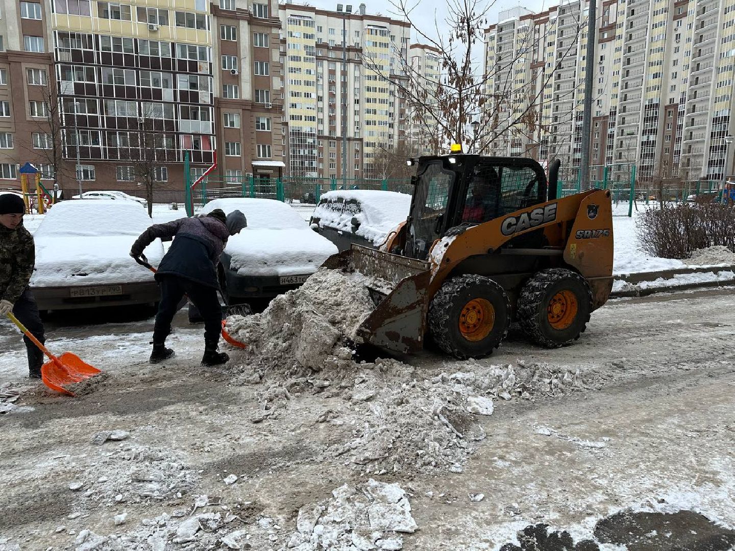 уборка снега, домодедедово,
