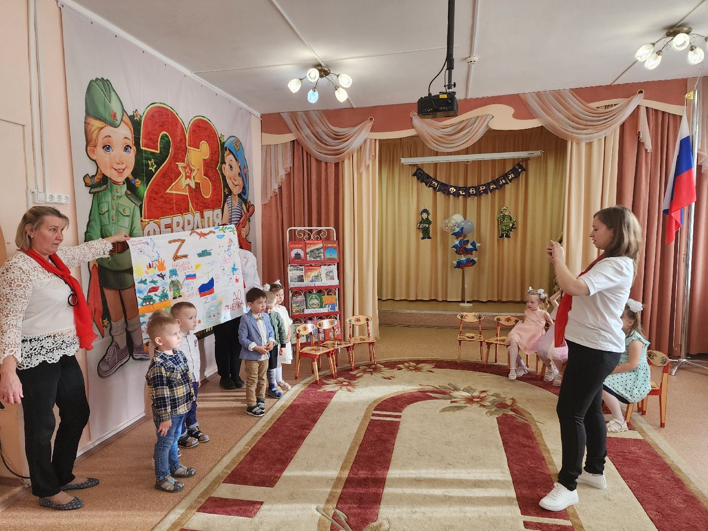 красноармейск, городской округ пушкинский, дошкольники, помощь сво, день защитника отечества, вертикалки,