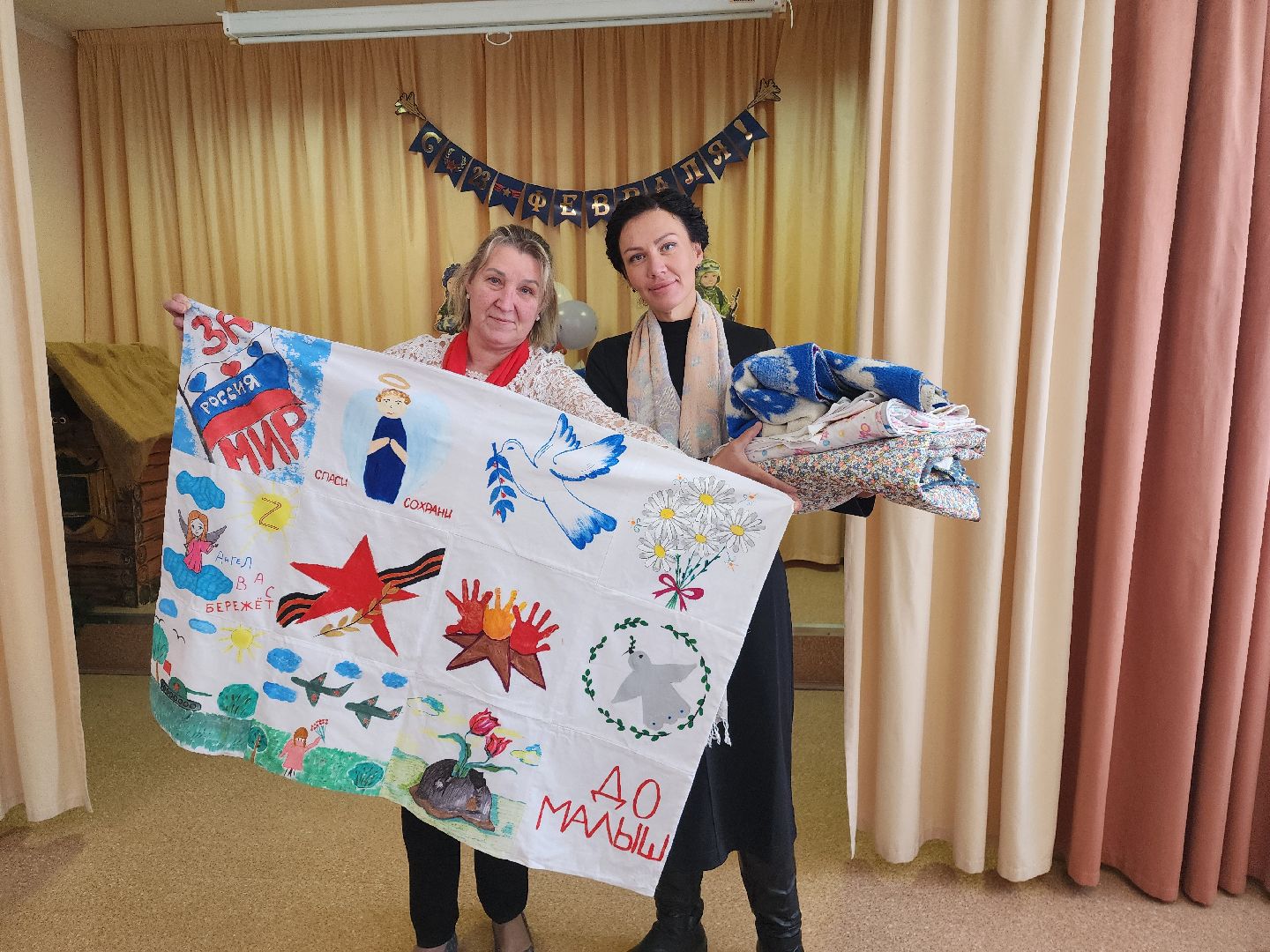 красноармейск, городской округ пушкинский, дошкольники, помощь сво, день защитника отечества, вертикалки,