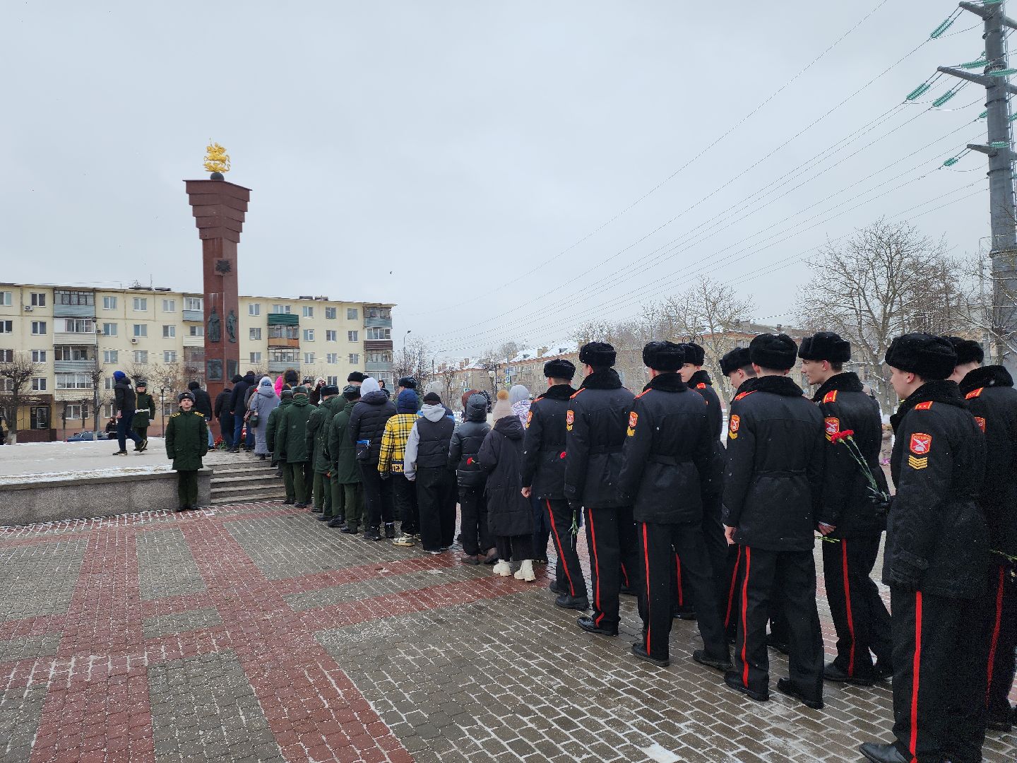 серпухов, подмосковье, возложение цветов, кадет,