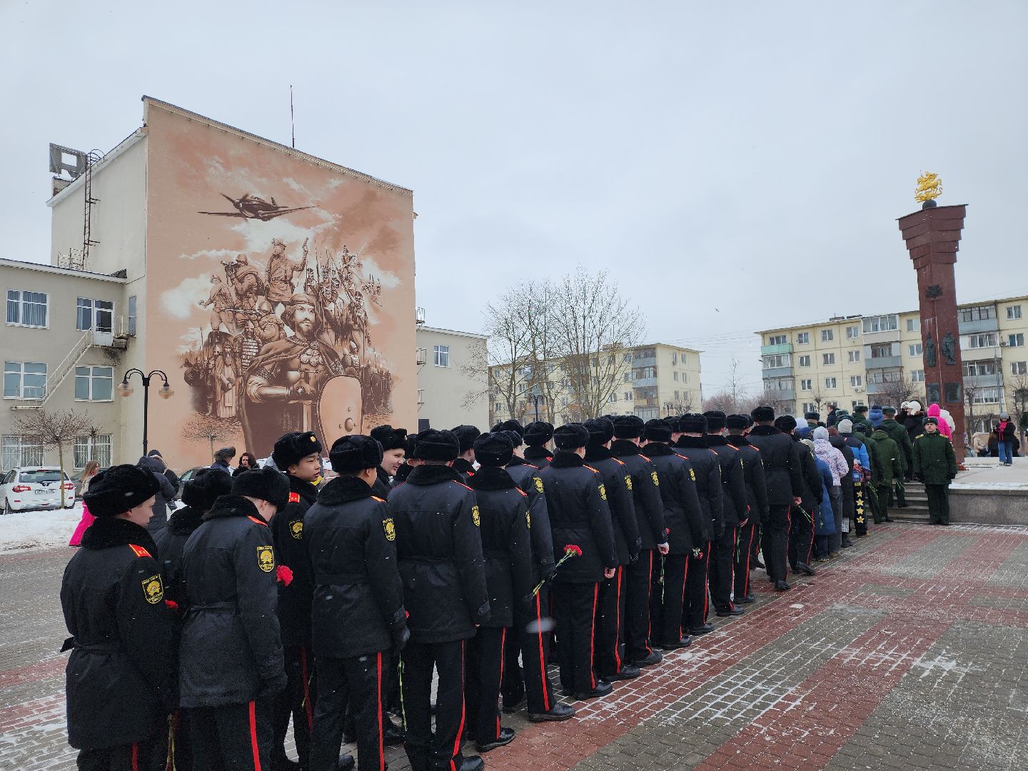 серпухов, подмосковье, возложение цветов, кадет,