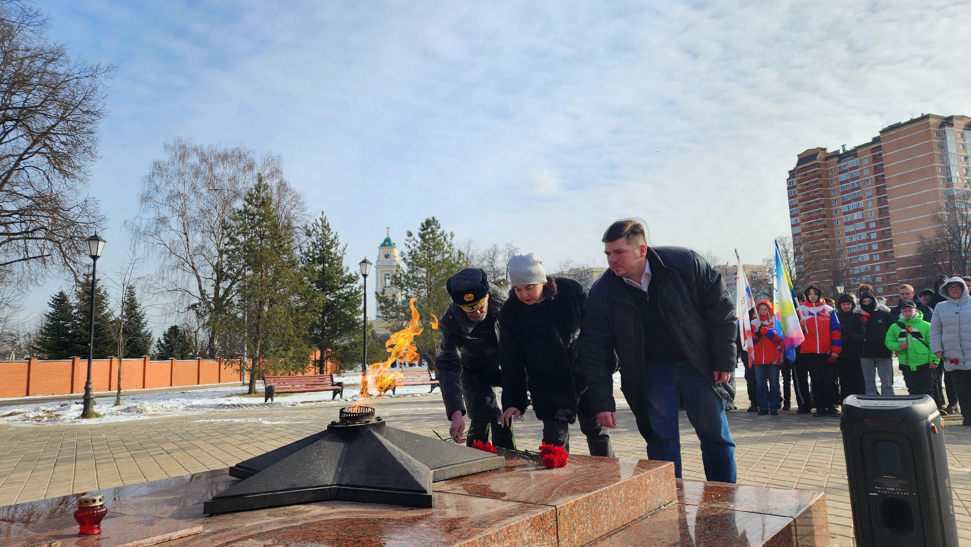 волонтеры, молодежь, День защитника Отечества, Лосино-Петровский,