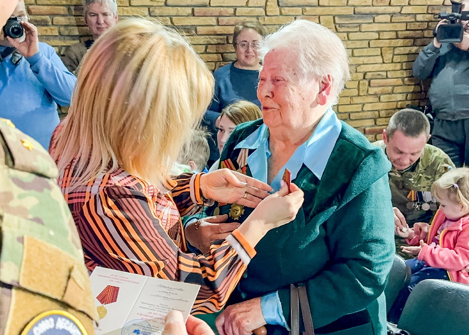 Клин, общество, ветераны, ВОВ, 80 лет победе, медали, вертикалки,