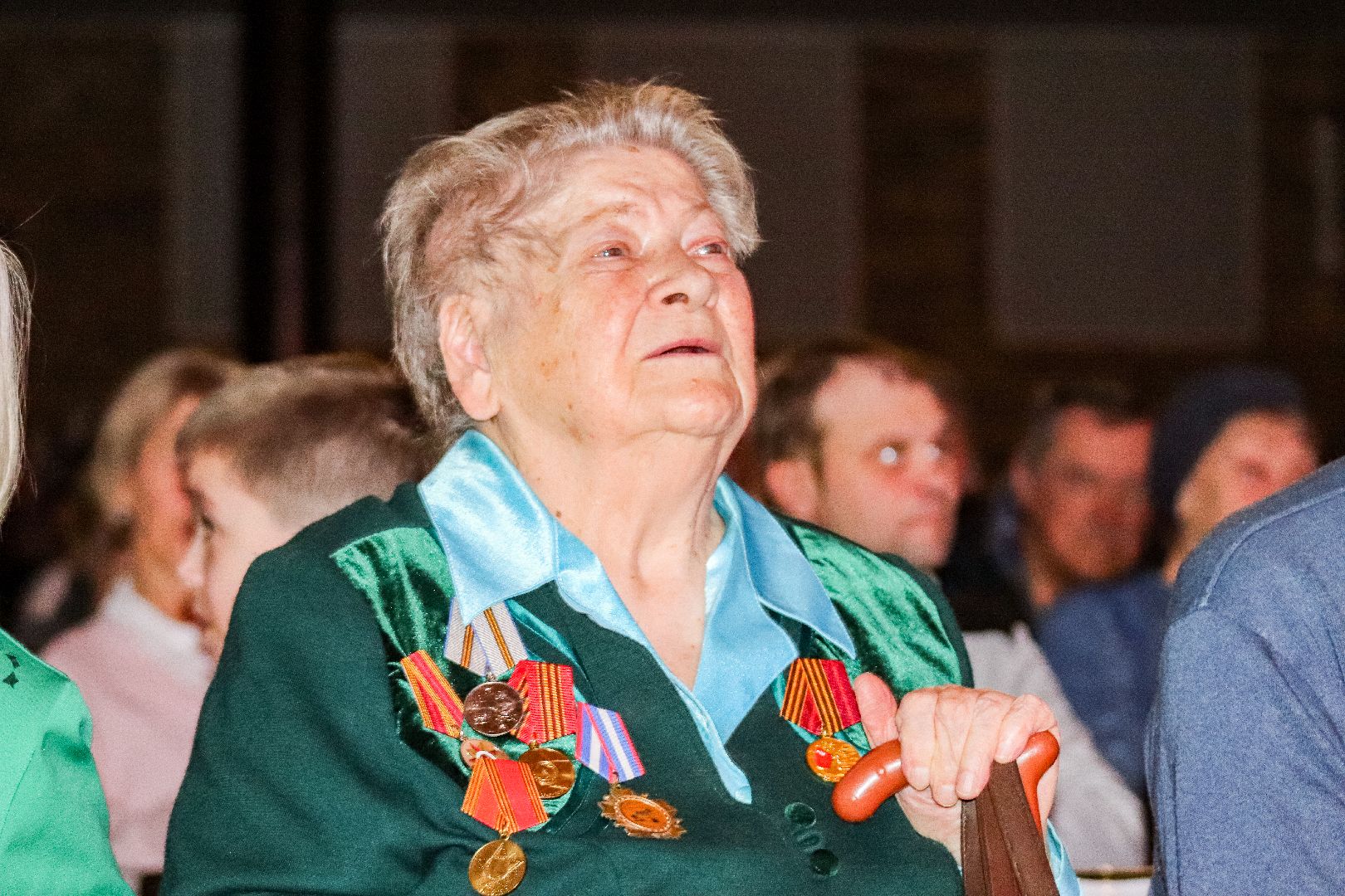 Клин, общество, ветераны, ВОВ, 80 лет победе, медали, вертикалки,