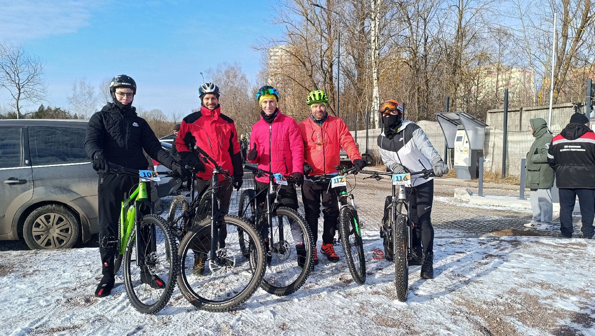 велогонка, лобня, велосипед, спорт, зима в подмосковье, вертикалки,