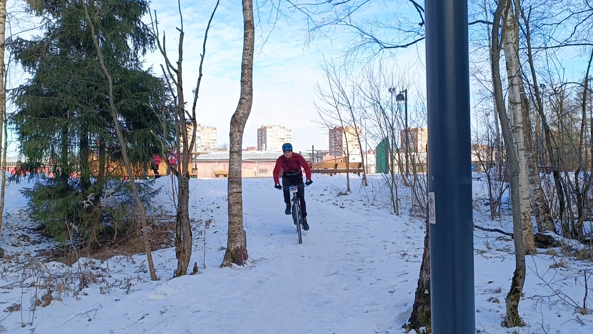 велогонка, лобня, велосипед, спорт, зима в подмосковье, вертикалки,