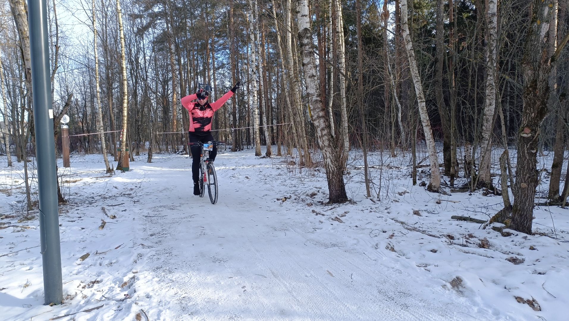 велогонка, лобня, велосипед, спорт, зима в подмосковье, вертикалки,