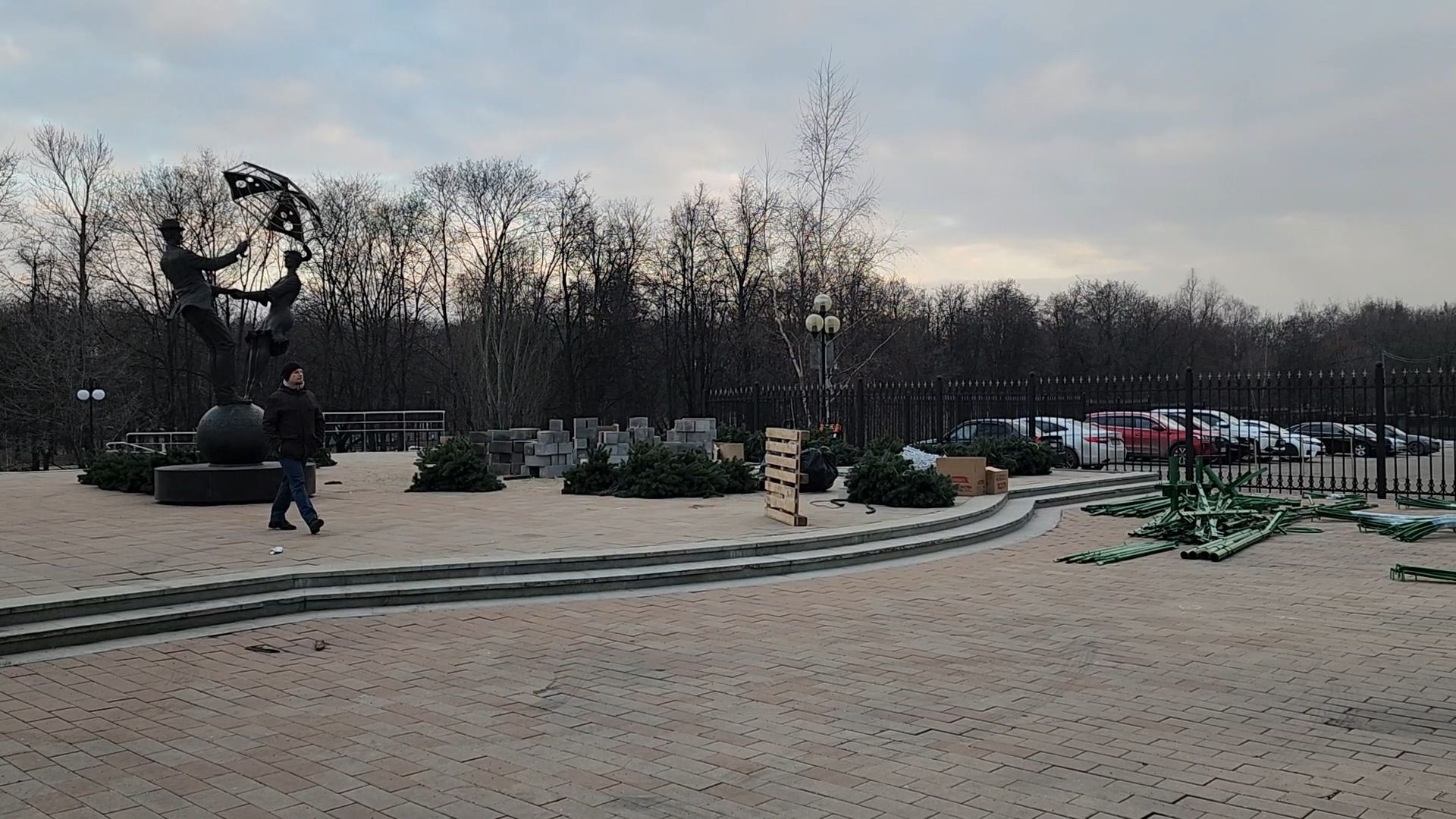 новый год, елки, благоустройство,