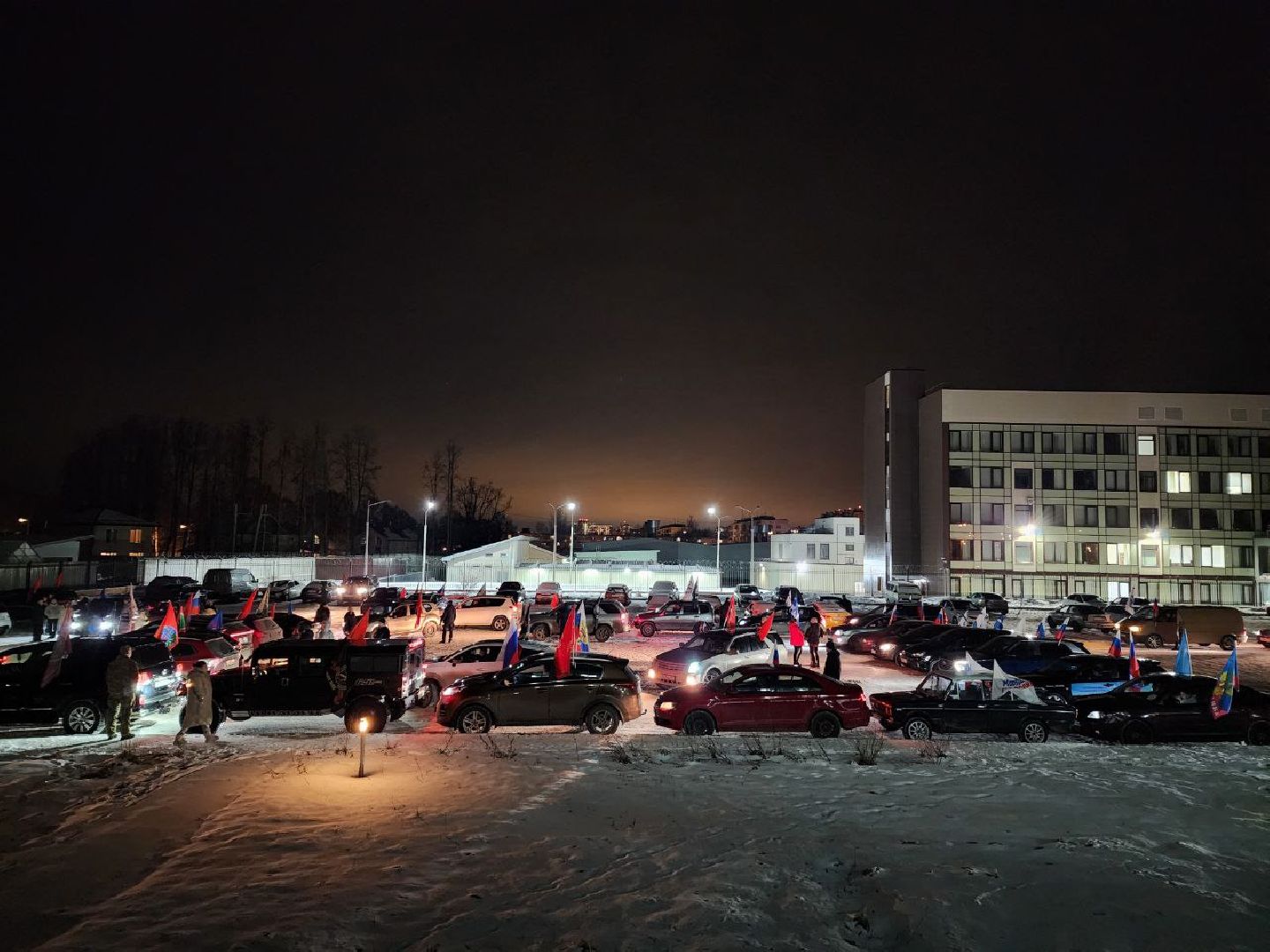 солнечногорск, автопробег, жители, победа, автомобили, вертикалка,