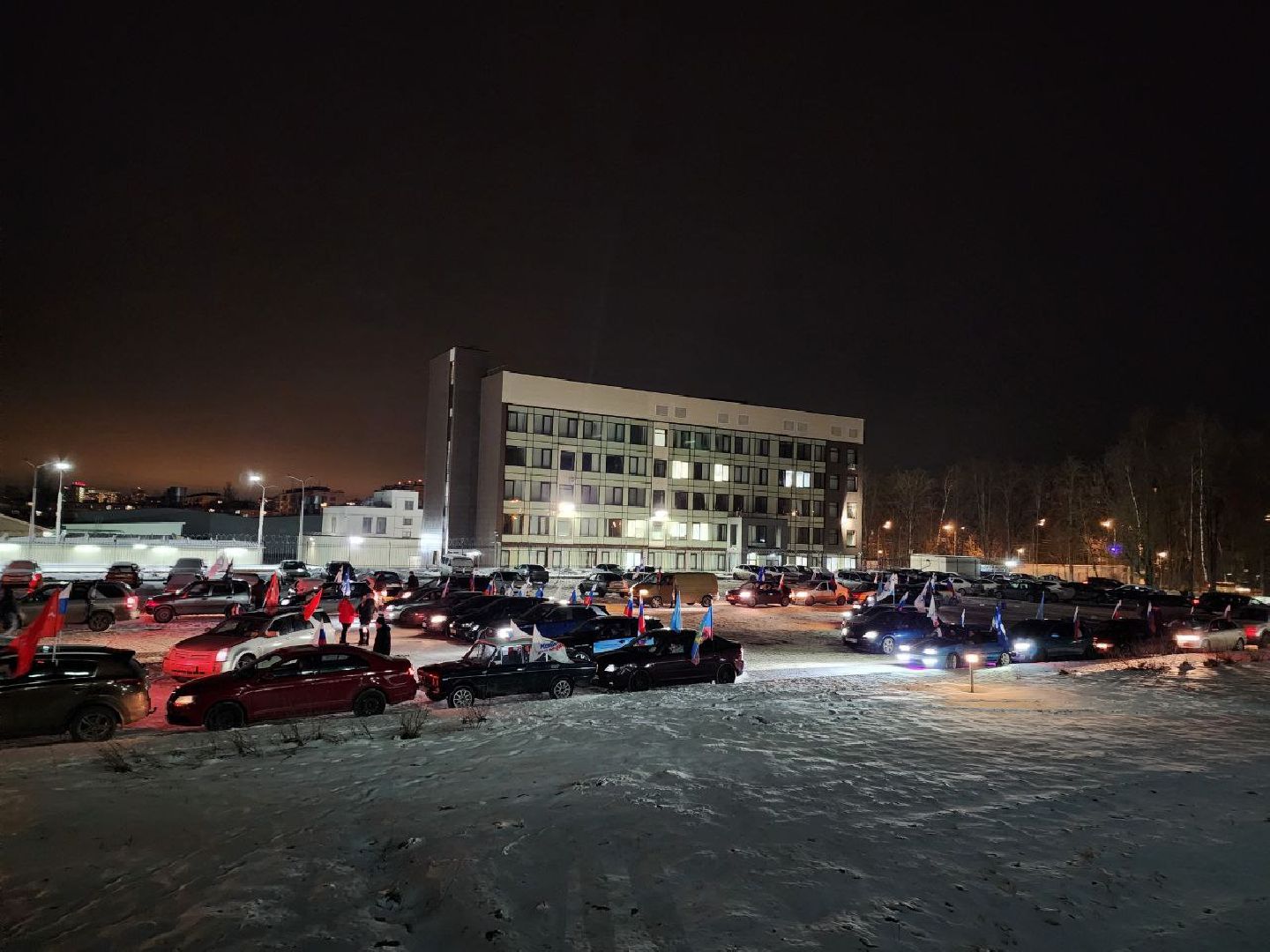 солнечногорск, автопробег, жители, победа, автомобили, вертикалка,