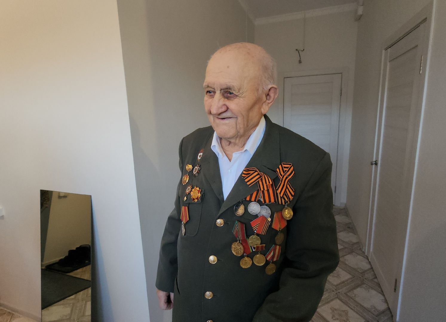 серпухов, улица школьная, ветеран вов, 23 февраля, юбилейная медаль,