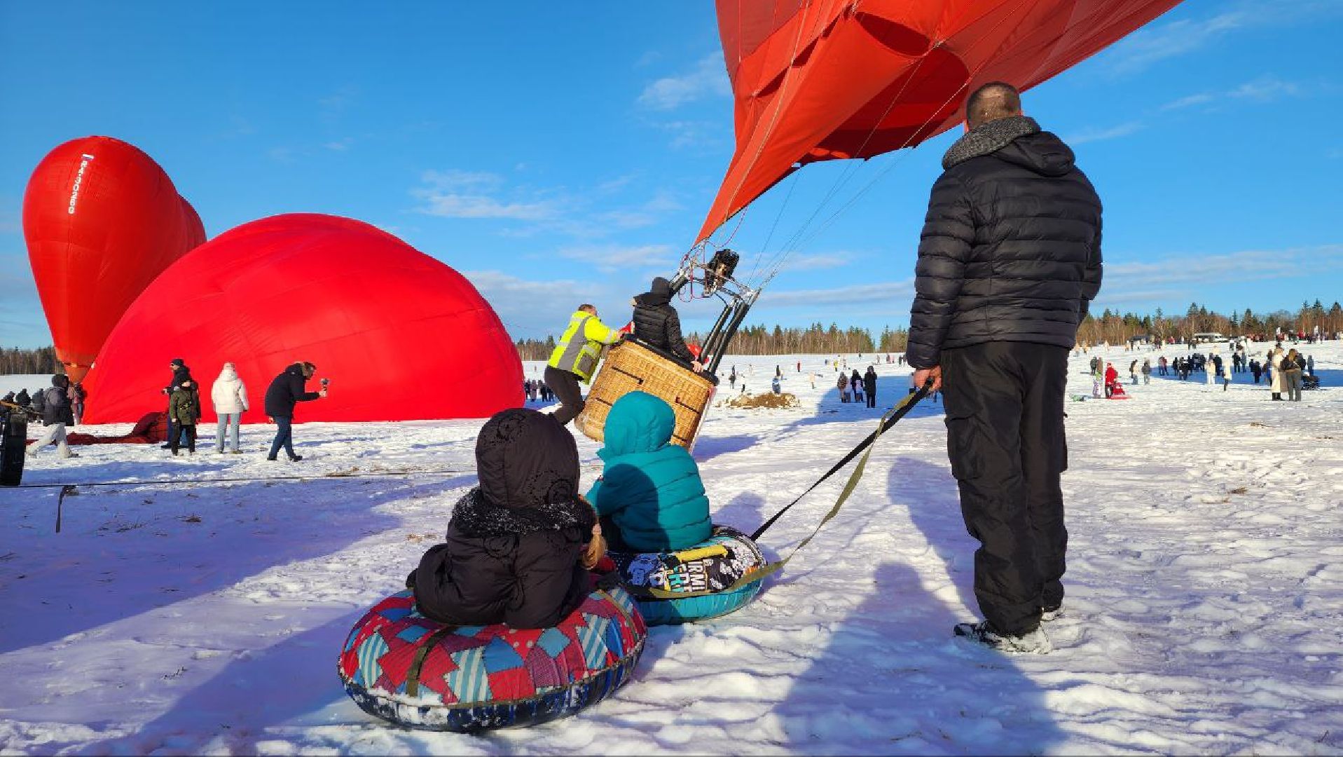 Дмитров, Фестиваль сердец, Аэростаты, вертикакли,
