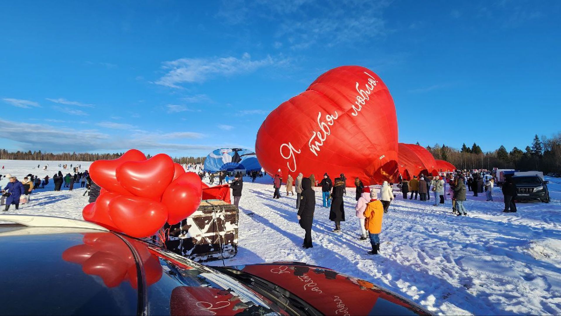 Дмитров, Фестиваль сердец, Аэростаты, вертикакли,