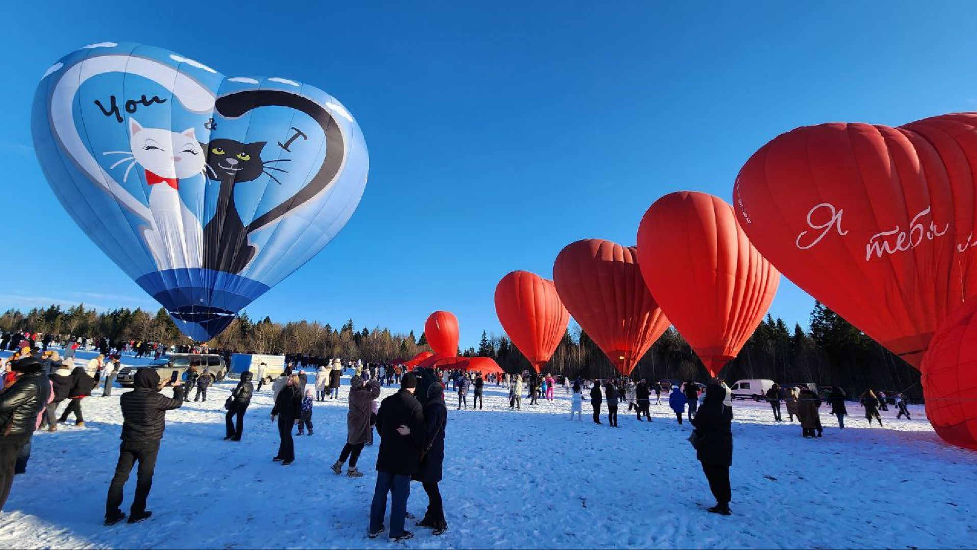 Дмитров, Фестиваль сердец, Аэростаты, вертикакли,