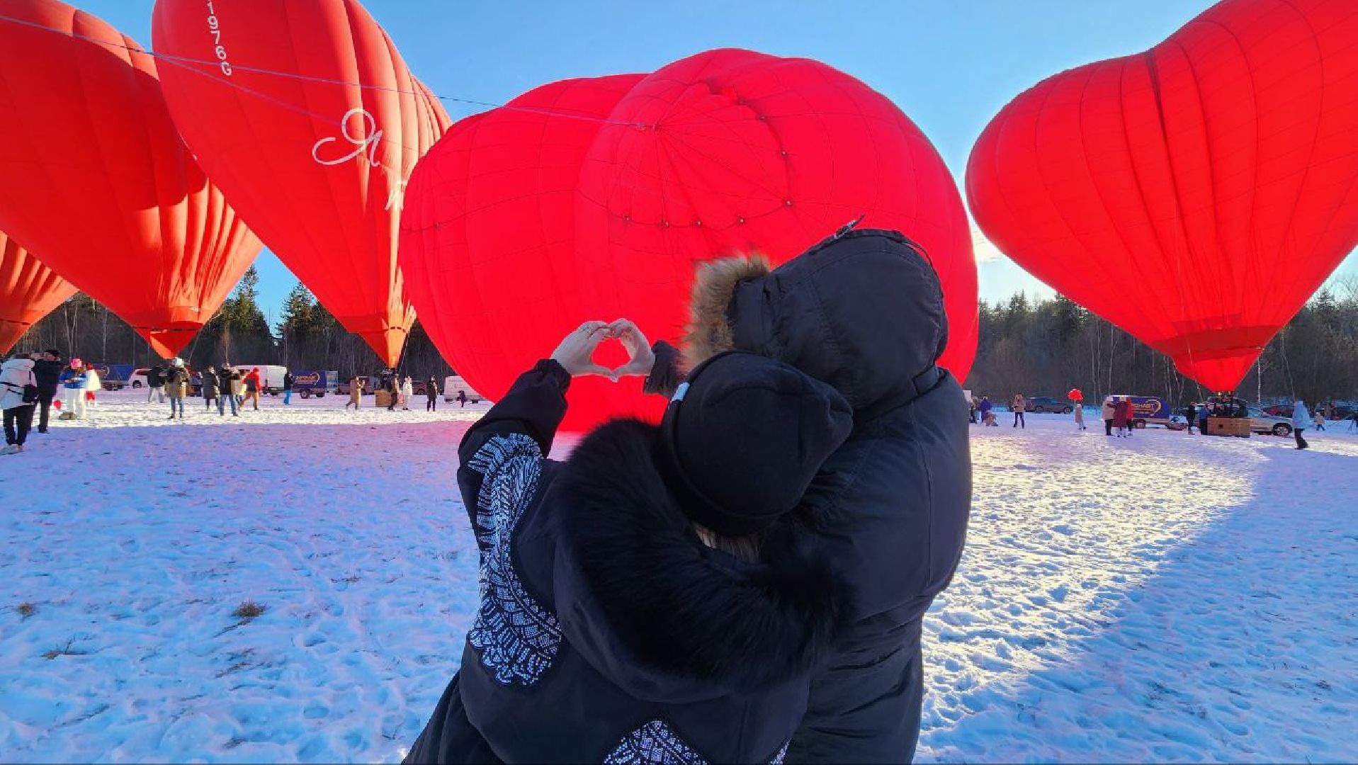 Дмитров, Фестиваль сердец, Аэростаты, вертикакли,