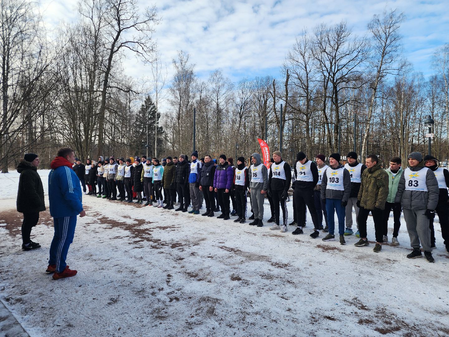 фрязино, кросс, спорт, день защитника отечества, лесопарк,