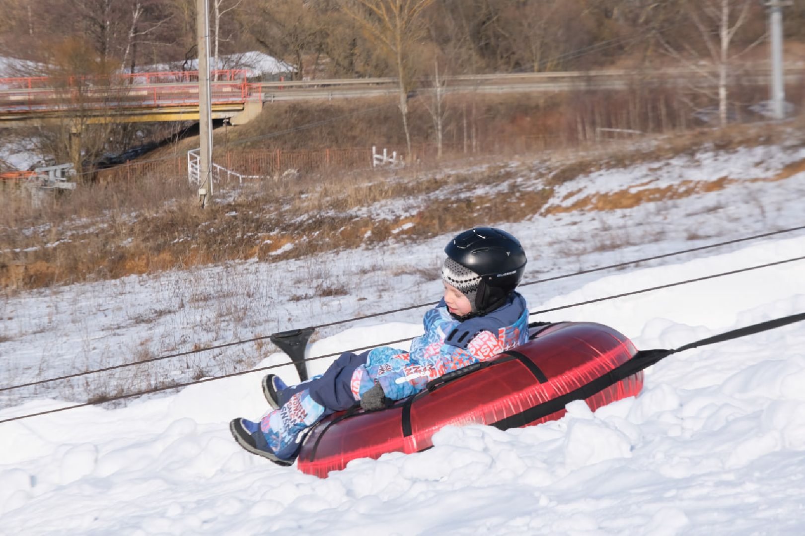пущино, серпухов, зима в подмомсковье, тюбинговые горки,