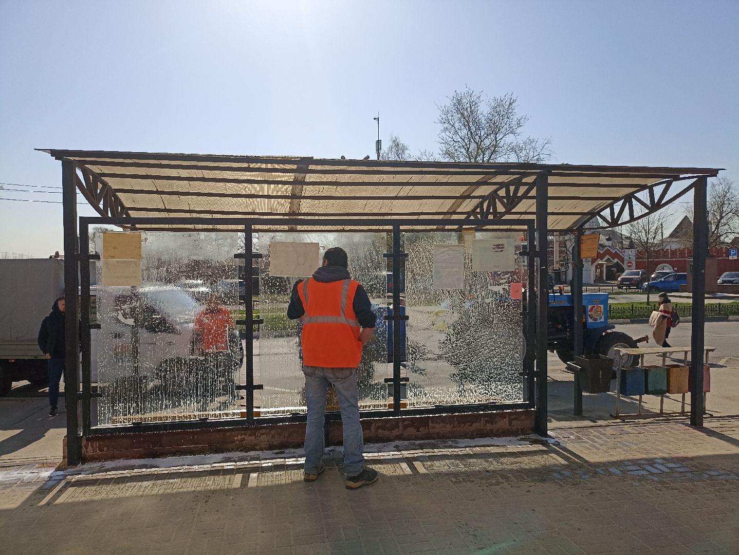 Серпухов, Подмосковье, благоустройство, остановки, ЖКХ