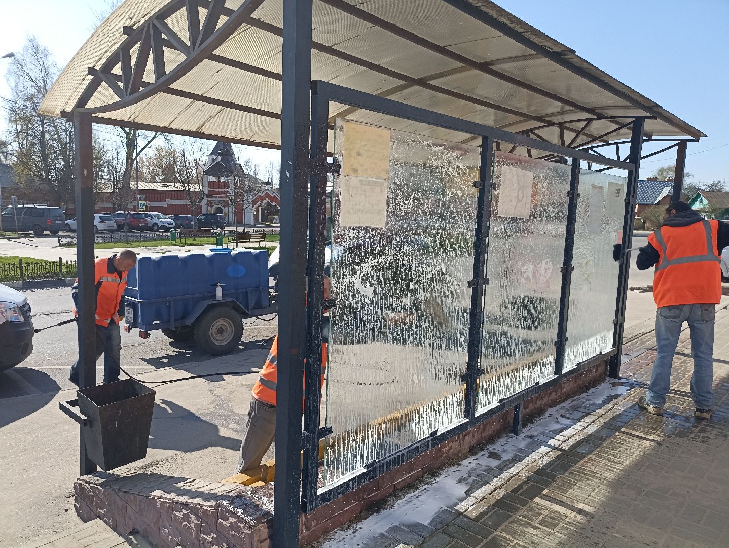 Серпухов, Подмосковье, благоустройство, остановки, ЖКХ