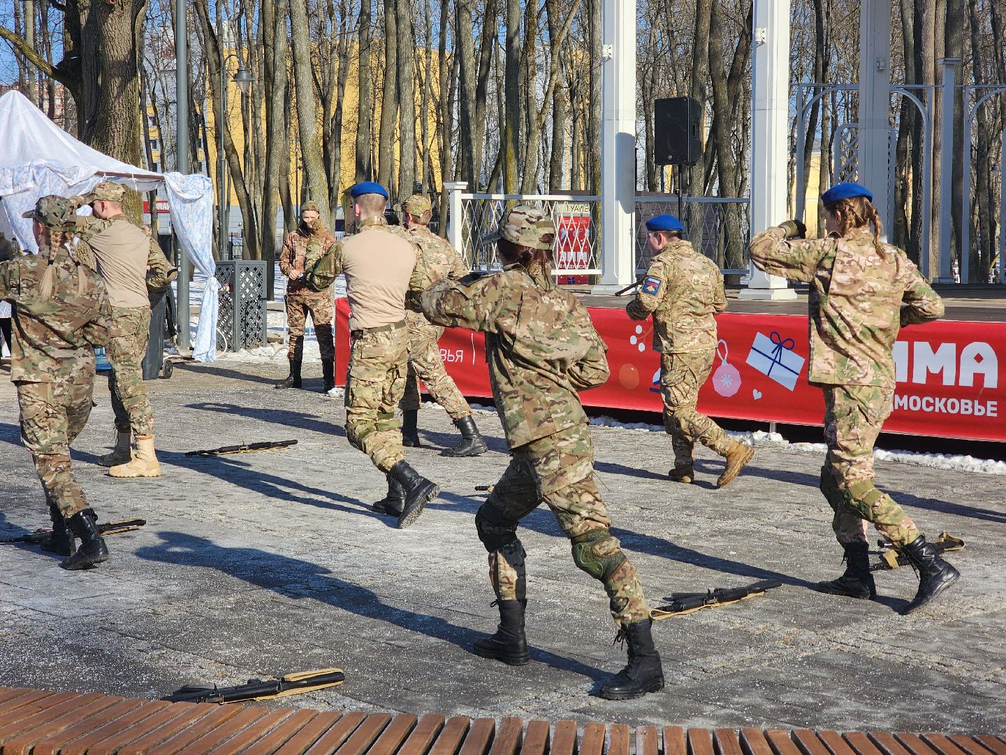 воскресенск, день защитника отечества, парк кривякино,