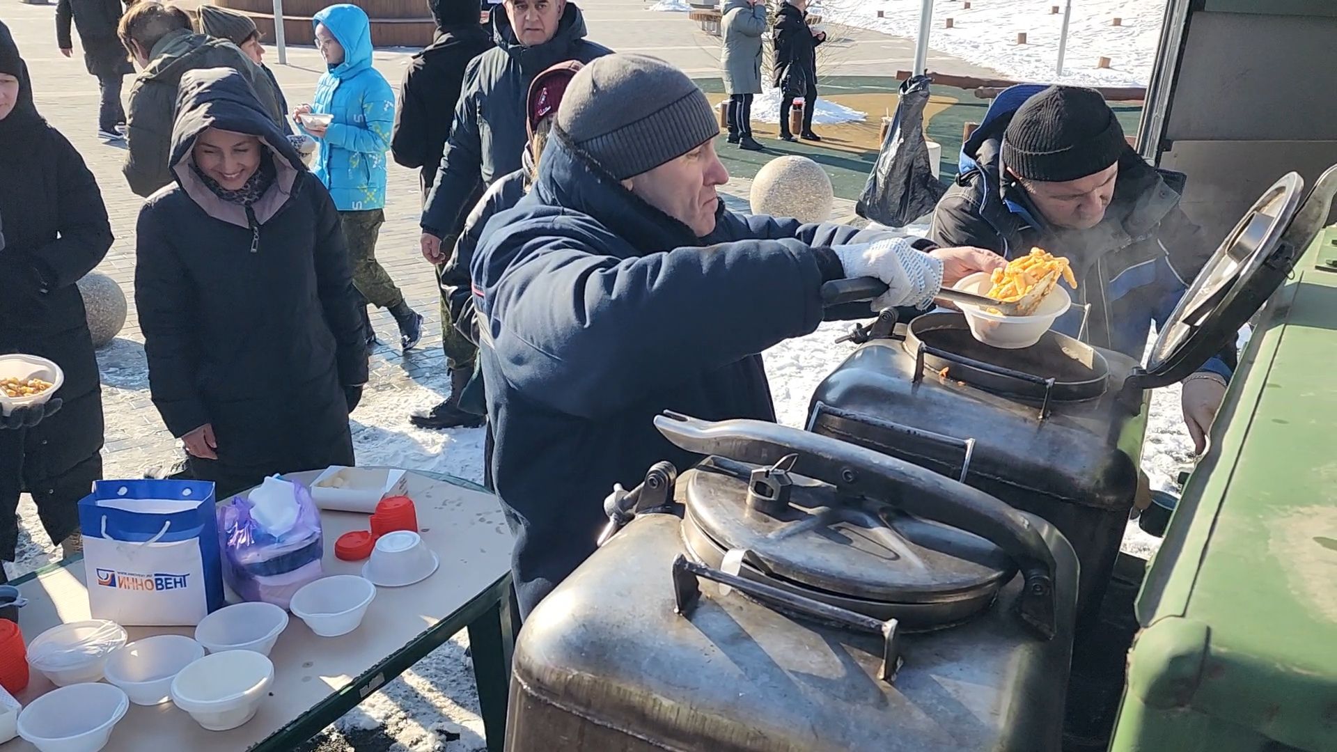 вертикалки, 23 февраля, парк бронницкий луг, Армейская каша, Полевая кухня,