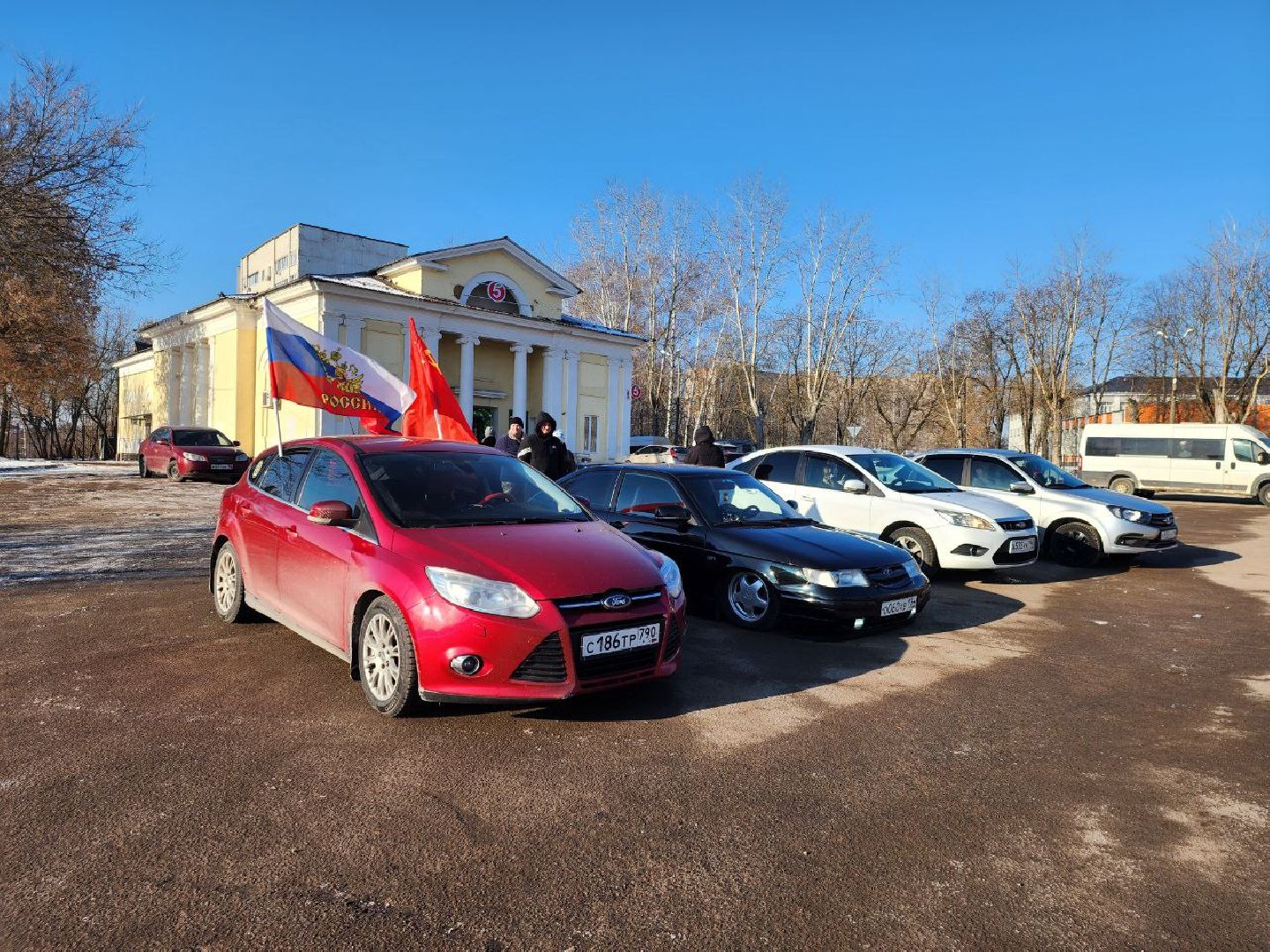 вертикалки, луховицы, 23 февраля, автопробег,